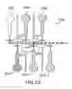 Fig. 46 - Device and method for making discrete volumes of a first fluid in contact with a second fluid, which are immiscible with each other