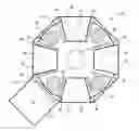 Fig. 01 - Top lamp module for carousel deposition chamber
