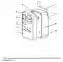 Fig. 02 - Cabinet Locking Device Using an Electromagnetic Switch Actuated System with Fingerprint Identification, Combination Code and Bluetooth System