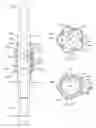 Fig. 33 - Downhole magnet, downhole magnetic jetting tool and method of attachment of magnet pieces to the tool body