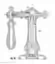 Fig. 28 - Transverse handle assembly for a valve