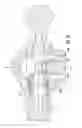 Fig. 30 - Transverse handle assembly for a valve