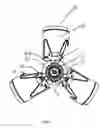 Fig. 06 - Heat exchange system using an external rotor motor