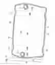 Fig. 15 - Heat exchanger with self-retaining bypass seal