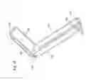 Fig. 22 - Heat exchanger with self-retaining bypass seal
