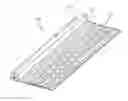 Fig. 01 - Portable keyboard and speaker assembly