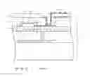 Fig. 09 - Display having vertical gate line extensions and minimized borders