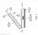 Fig. 08 - Battery-equipped cellular telephone case with internal sound generator and layered sound blockage for privacy