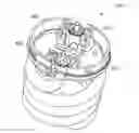Fig. 01 - ADHESIVE-LESS ASSEMBLY FOR ELECTRONIC COMPACT FLUORESCENT LAMPS