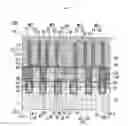 Fig. 08 - SEMICONDUCTOR MEMORY DEVICE WITH IMPROVED ACTIVE AREA/WORD LINE LAYOUT
