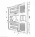 Fig. 10 - Hydroponic planting tower with horizontal grow platform