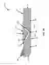 Fig. 11 - Bovine Hoofblock with Improved Glue Application, Adhesion, and Design