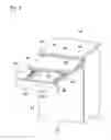 Fig. 03 - Extending folding table for furniture