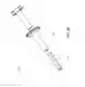 Fig. 45 - Method and apparatus for accessing the interior of a hip joint, including the provision and use of a novel telescoping access cannula and a novel telescoping obturator