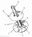 Fig. 01 - DEVICE FOR FIXING A CRANIAL LIMB TO THE CRANIAL CROWN TO BE PLACED IN THE CRANIOTOMIAL HOLE OR CUTTING