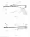 Fig. 17 - Artificial cervical and lumbar discs, disc plate insertion gun for performing sequential single plate intervertebral implantation enabling symmetric bi-disc plate alignment for interplate mobile core placement