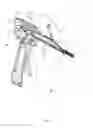 Fig. 21 - Artificial cervical and lumbar discs, disc plate insertion gun for performing sequential single plate intervertebral implantation enabling symmetric bi-disc plate alignment for interplate mobile core placement