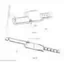 Fig. 25 - Artificial cervical and lumbar discs, disc plate insertion gun for performing sequential single plate intervertebral implantation enabling symmetric bi-disc plate alignment for interplate mobile core placement