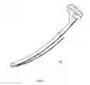 Fig. 34 - Artificial cervical and lumbar discs, disc plate insertion gun for performing sequential single plate intervertebral implantation enabling symmetric bi-disc plate alignment for interplate mobile core placement