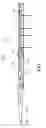 Fig. 08 - Bifurcated endovascular prosthesis having tethered contralateral leg
