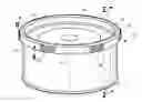 Fig. 01 - Overcap with cutting ring for rigid paper cans
