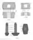 Fig. 11 - System for securing containers with compressive and torsional actuating unit