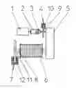 Fig. 01 - Drive train for hoisting gear