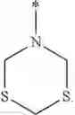 Fig. 20 - Hexahydrotriazine, dithiazine, and thioether functionalized materials