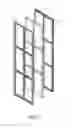 Fig. 04 - INTEGRAL PLASTIC TRUE DIVIDED LIGHT WINDOW FRAME