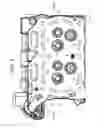 Fig. 06 - Cylinder head cooling apparatus of engine