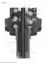 Fig. 03 - Valve assembly with a guiding element and fluid injector