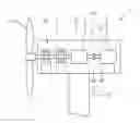 Fig. 01 - Power generation device and rotating portion support structure