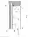Fig. 09 - Optical element for obtaining a skylight appearance and a luminaire