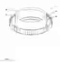 Fig. 05 - Implement for the situation and maintenance of solid objects overtop of a lighting device's outer surface