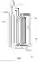 Fig. 02 - VERTICAL MULTIPLE PASSAGE DRAINABLE HEATED SURFACES WITH HEADERS-EQUALIZERS AND FORCED CIRCULATION