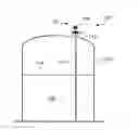 Fig. 01 - Radar level gauge with foldable probe