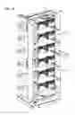 Fig. 29 - Slidable telecommunications tray with cable slack management