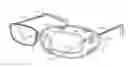 Fig. 01 - EYE PATCH ATTACHABLE TO EYEGLASSES