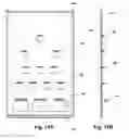 Fig. 13 - Amusement game machine and method of play having a transmissive electronic display panel overlying play field
