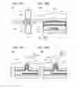 Fig. 14 - Semiconductor device with stacked structure of memory cells over sensing amplifiers, circuit board, and electronic device
