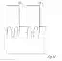 Fig. 10 - Passing access line structure in a memory device
