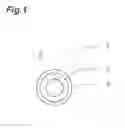 Fig. 02 - Insulated coated wire having a wire coating layer of a resin surrounded by a wire adhesive layer of a resin