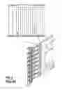 Fig. 05 - Electronic shelf assembly incorporating spring loaded circuit pack latch rails
