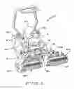 Fig. 02 - Reel mower with pivotal footrest providing access to center rear cutting unit