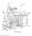 Fig. 18 - Reel mower with pivotal footrest providing access to center rear cutting unit