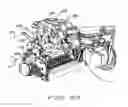 Fig. 28 - Reel mower with pivotal footrest providing access to center rear cutting unit