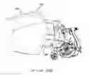 Fig. 30 - Reel mower with pivotal footrest providing access to center rear cutting unit