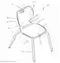 Fig. 01 - Molded chair with integrated support and method of making same