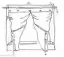 Fig. 01 - Magnetic shower drape and liner