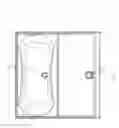 Fig. 06 - Combination bathtub and shower base facility